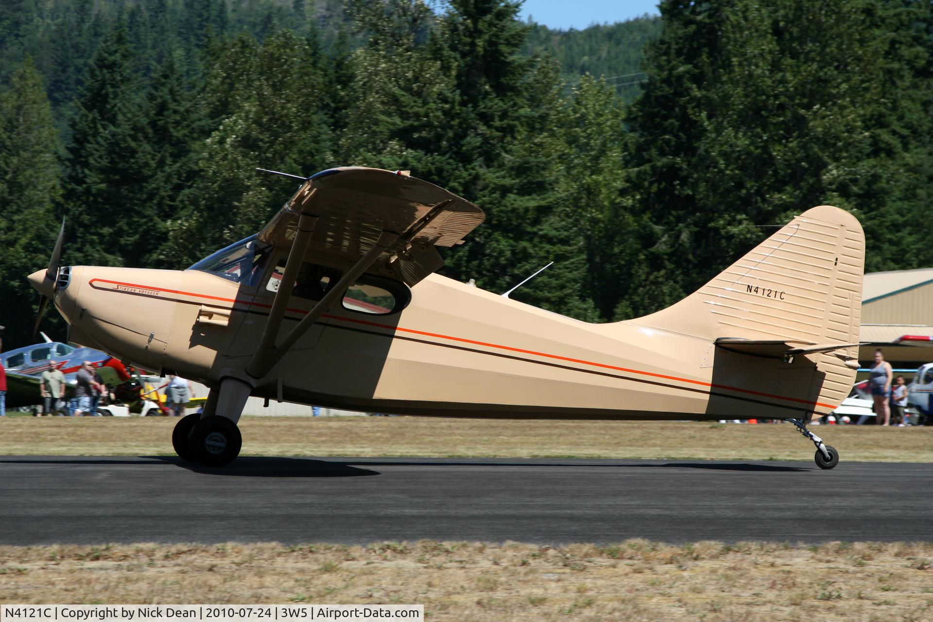 N4121C, 1948 Stinson 108-3 Voyager C/N 108-5121, 3W5