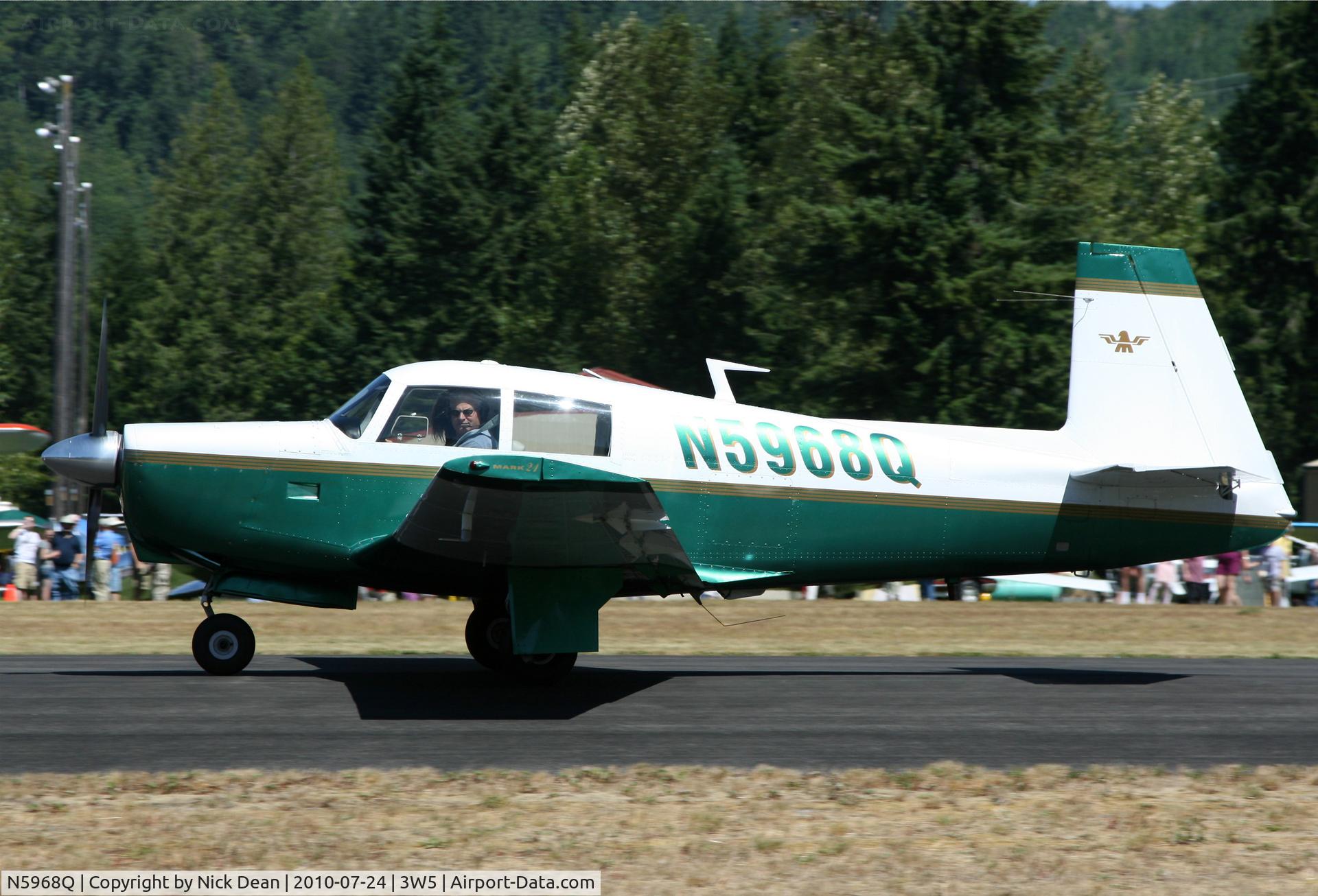 N5968Q, 1965 Mooney M20C Ranger C/N 3202, 3W5