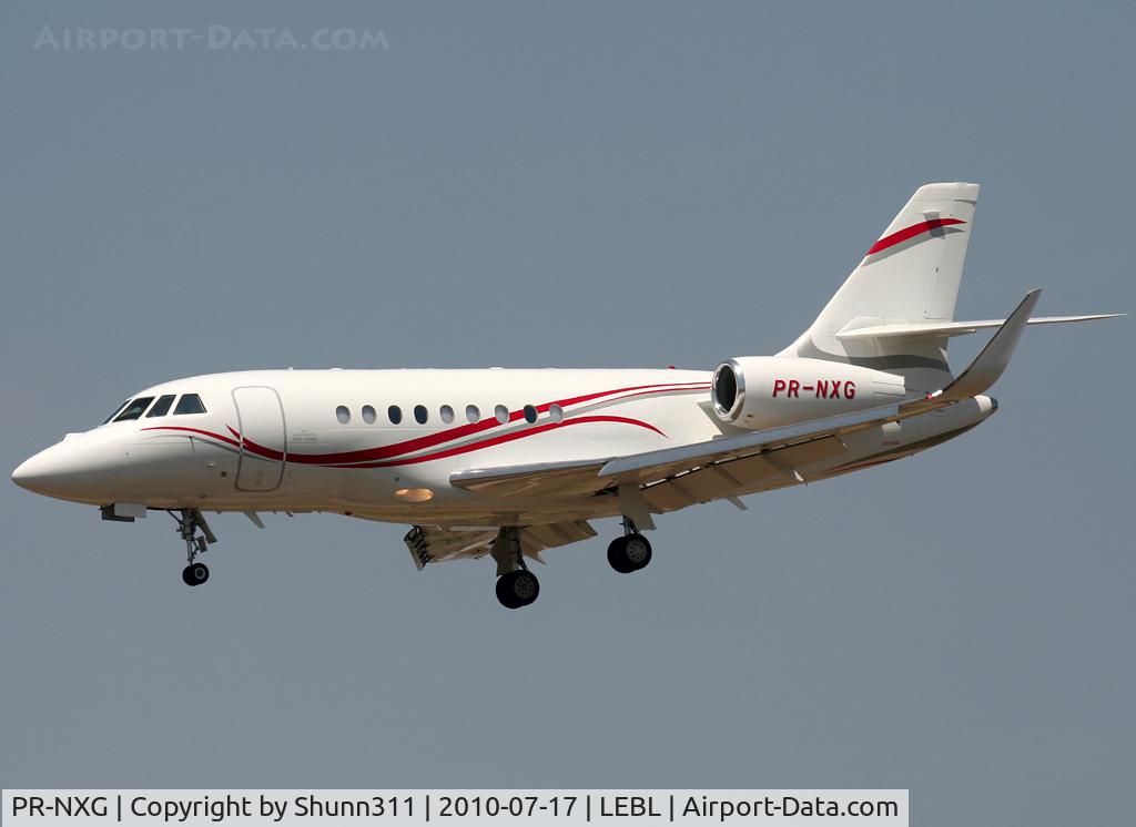 PR-NXG, 2008 Dassault Falcon 2000EX C/N 157, Landing rwy 25R