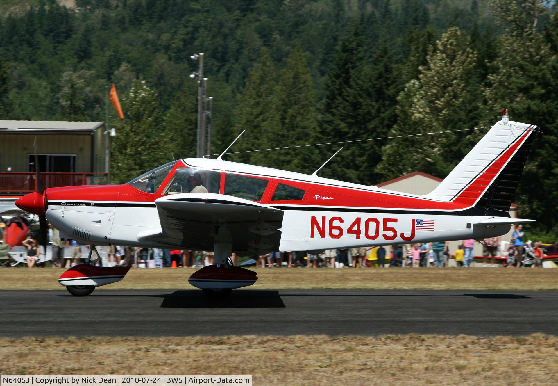 N6405J, 1968 Piper PA-28-180 C/N 28-4821, 3W5