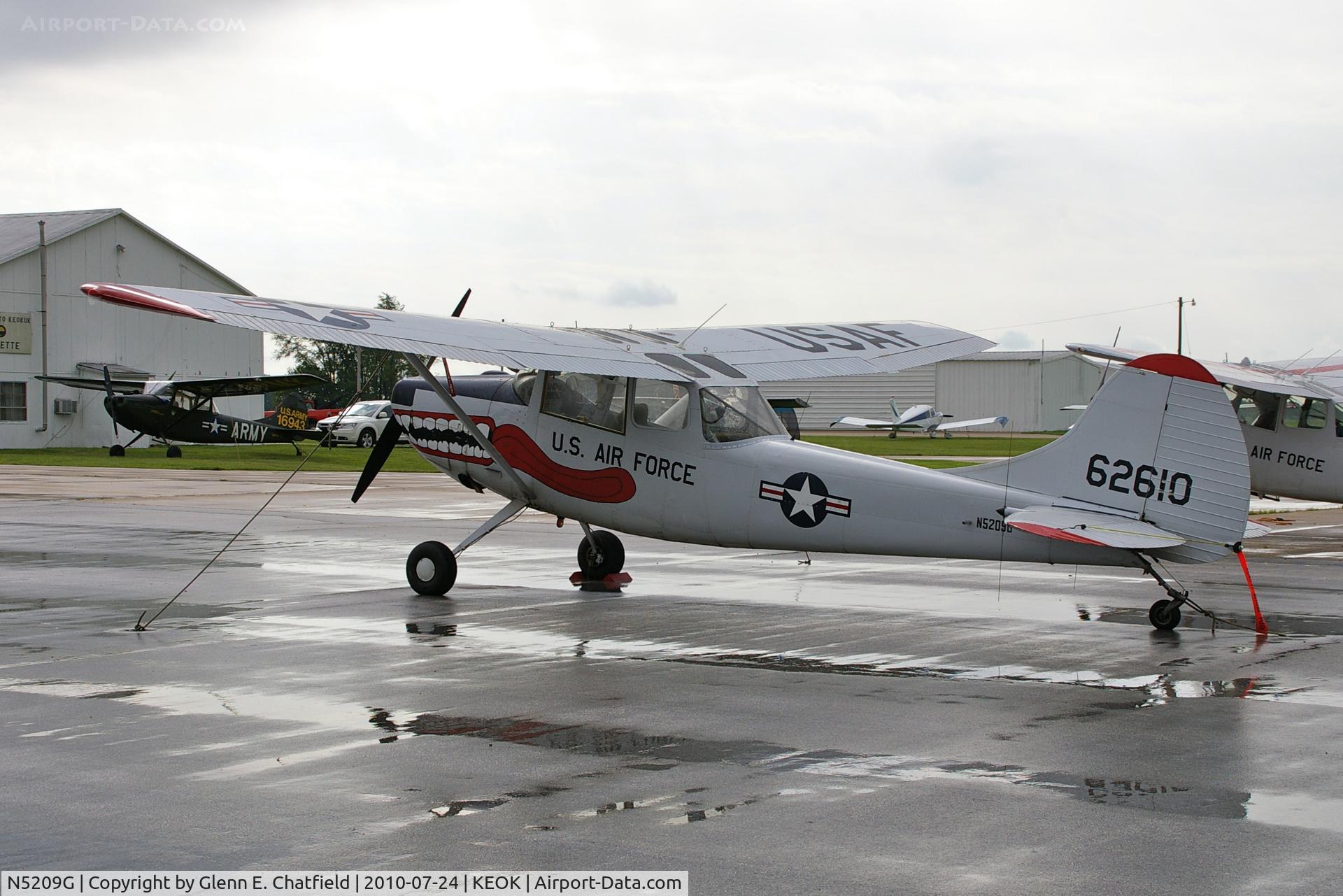 N5209G, 1951 Cessna 305A C/N 21811, Real serial number is 51-4919.