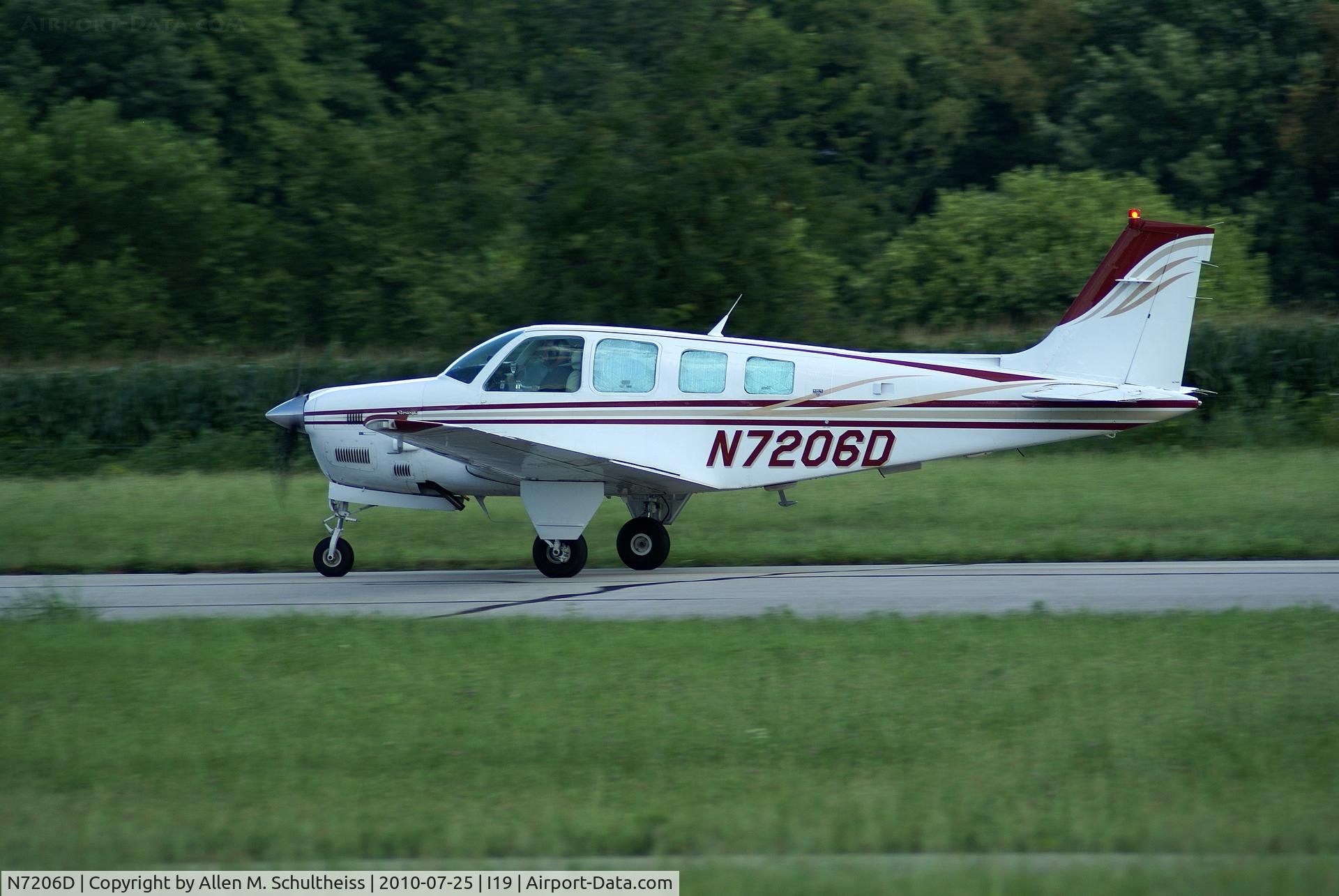 N7206D, 1984 Beech B36TC Bonanza C/N EA-435, 1984 Beech B36TC
