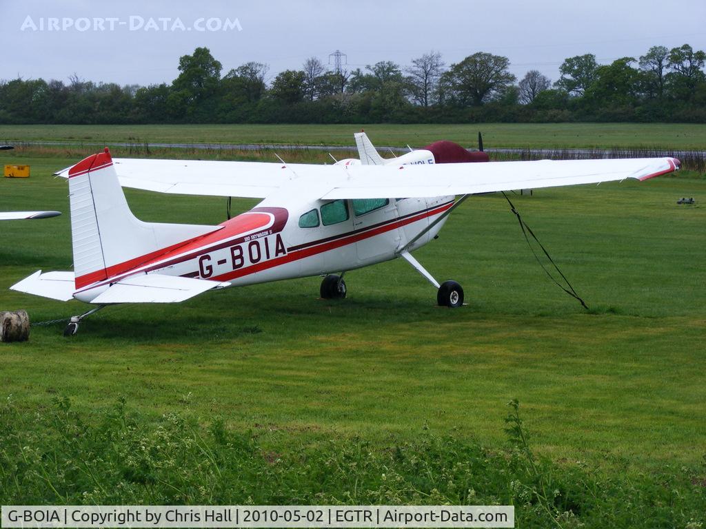 G-BOIA, 1980 Cessna 180K Skywagon C/N 18053121, Old Warden Flying Group