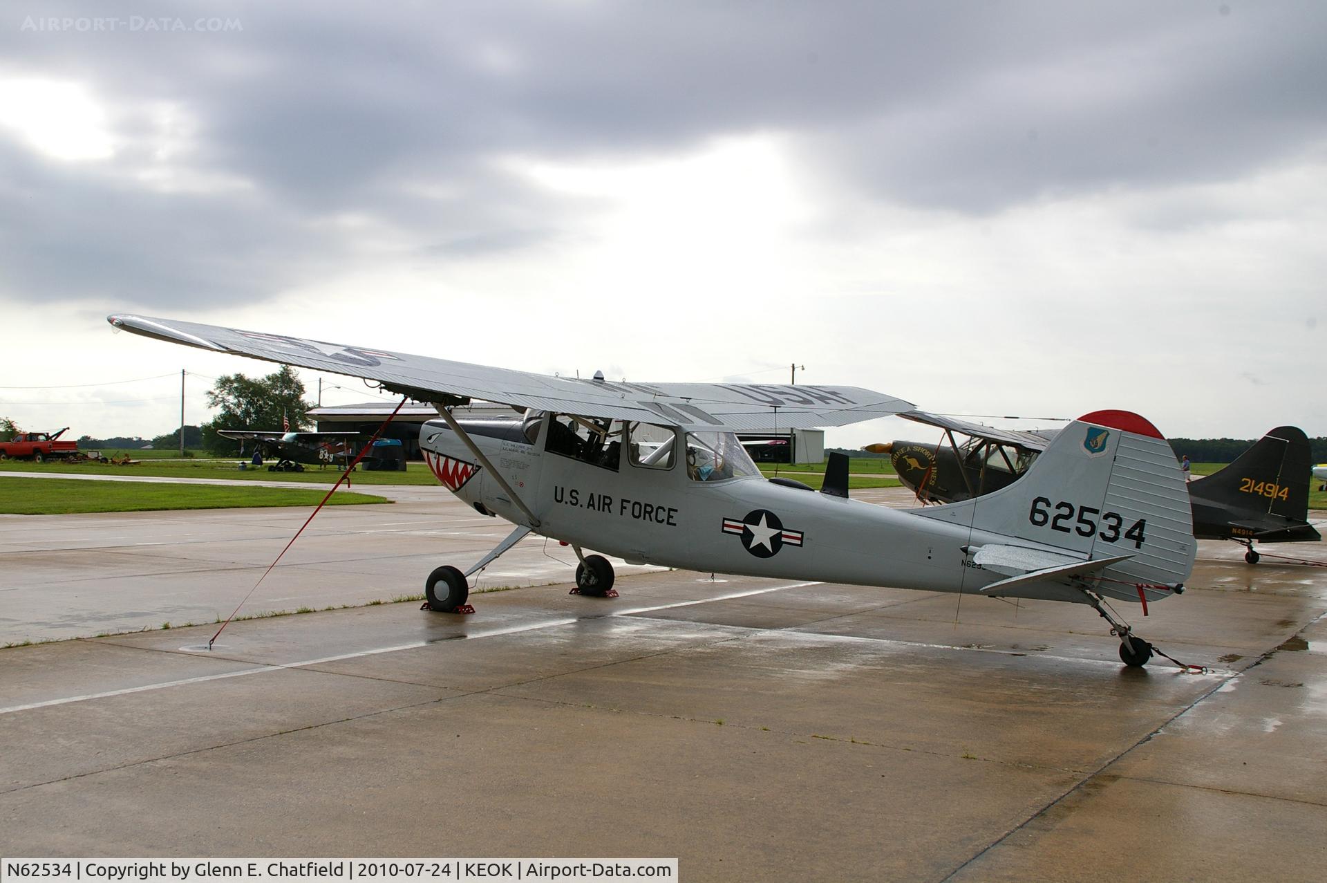 N62534, Cessna 305C (0-1E) C/N 23656, Fine looking restoration!  O-1E 56-2534