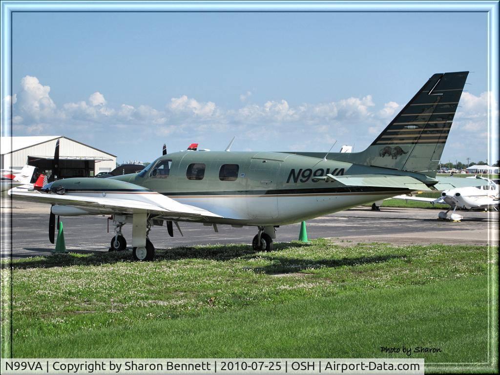 N99VA, 1976 Piper PA-31T Cheyenne C/N 31T-7720007, Saw this at the Oshkosh air show today