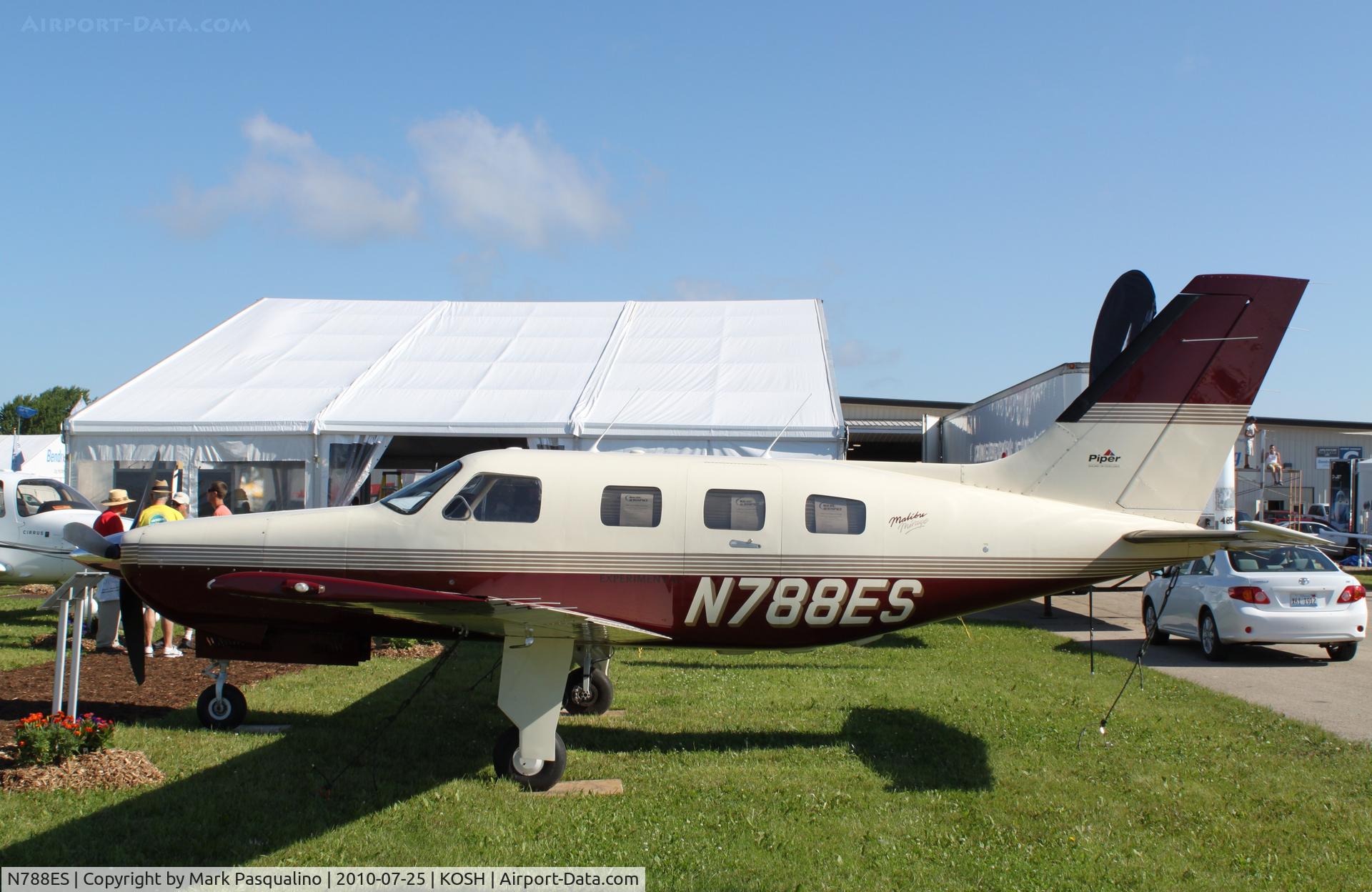 N788ES, 1996 Piper PA-46-350P Malibu Mirage C/N 4636058, Piper PA 46-350P
