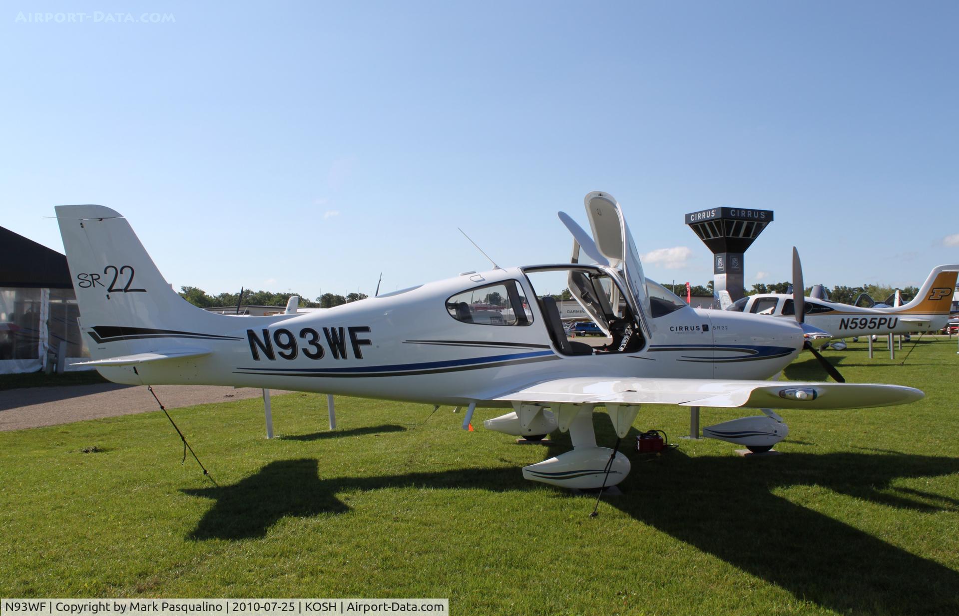 N93WF, 2001 Cirrus SR22 C/N 0087, SR22