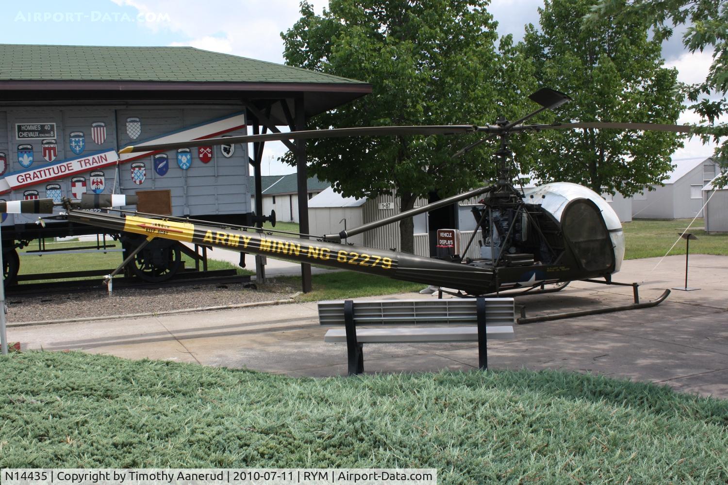 N14435, 1956 Hiller OH-23C C/N 890, 1956 Hiller OH-23C Raven, c/n: 890, US Army 56-2279