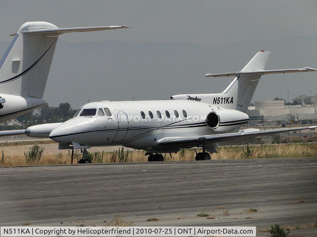 N511KA, 1978 British Aerospace HS.125-700A C/N NA0237, Parked on the southside of the airport