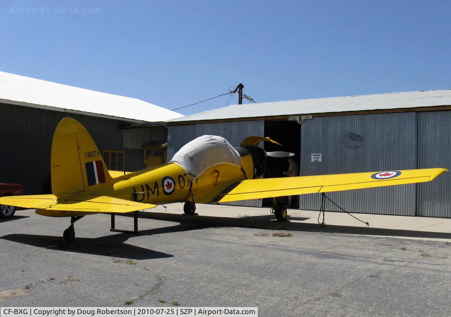 CF-BXG, 1956 De Havilland Canada DHC-1B-2-S5 Chipmunk Mk2 C/N 212-250, 1956 DeHavilland DHC-1B-2-S5 CHIPMUNK, DH Gipsy Major 10 Mk 2 145 Hp