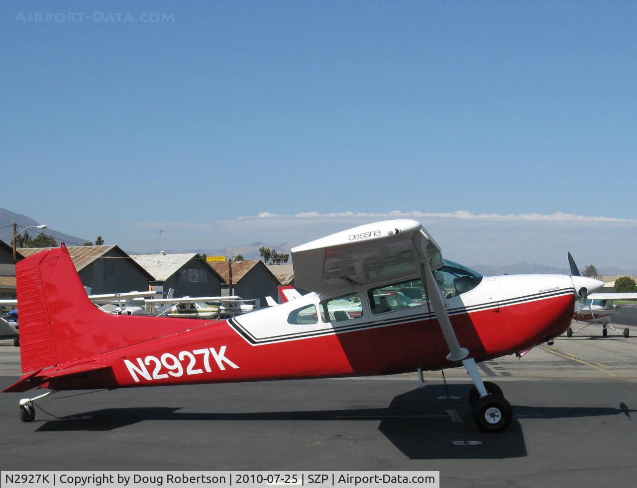 N2927K, 1979 Cessna 180K Skywagon C/N 18053132, 1979 Cessna 180K SKYWAGON, Continental O-470 230 Hp