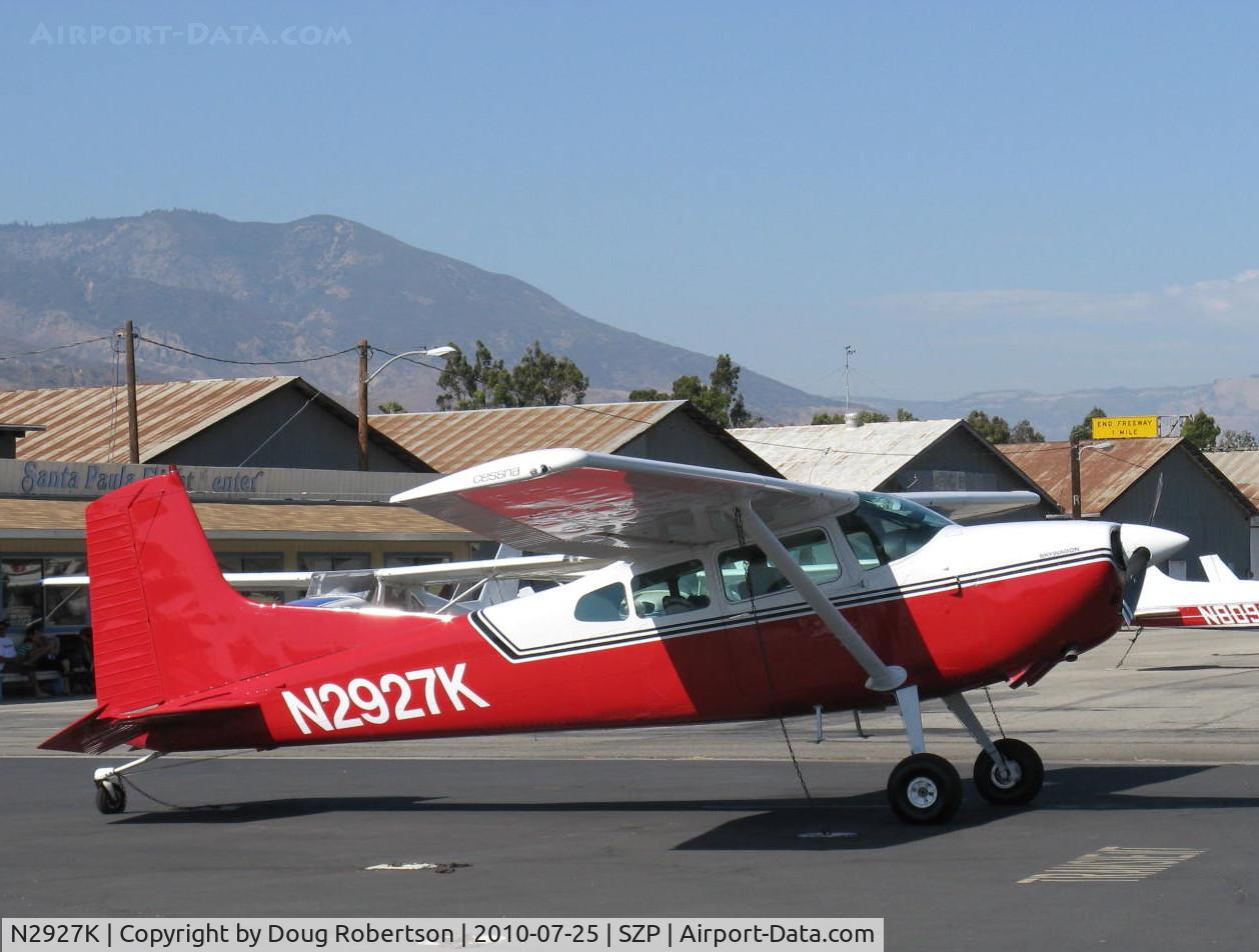N2927K, 1979 Cessna 180K Skywagon C/N 18053132, 1979 Cessna 180K SKYWAGON, Continental O-470-230 Hp