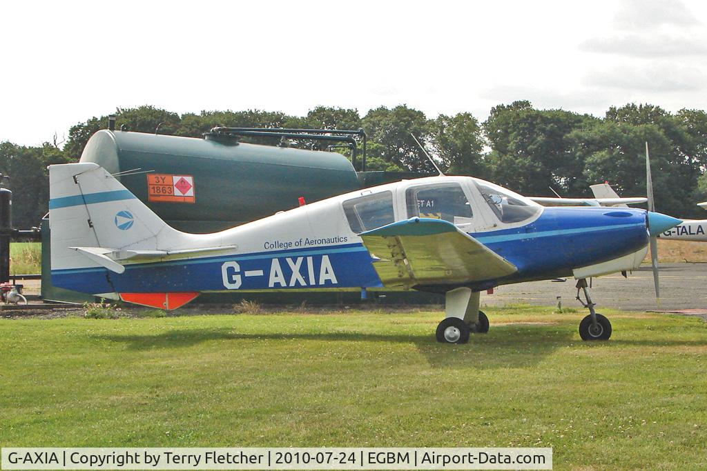 G-AXIA, 1969 Beagle B-121 Pup Series 1 (Pup 100) C/N B121-078, 1969 Beagle Aircraft Ltd BEAGLE B121 SERIES 1, c/n: B121-078 at Tatenhill