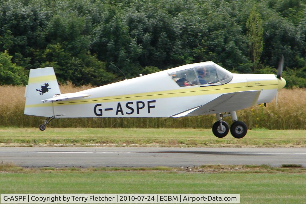 G-ASPF, 1955 Jodel (Wassmer) D-120 Paris-Nice C/N 02, 1955 Societe Wassmer JODEL D120, c/n: 02 at Tatenhill Fly-In