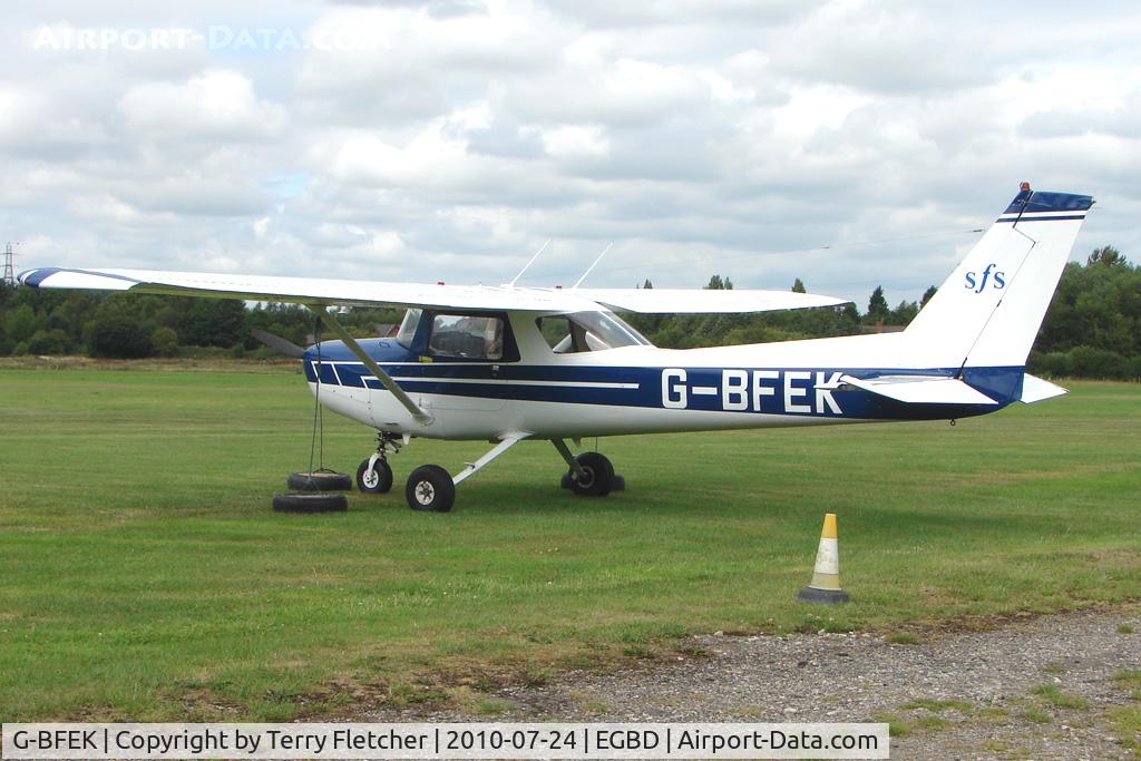 G-BFEK, 1977 Reims F152 C/N 1442, 1977 Reims Aviation Sa REIMS CESSNA F152, c/n: 1442 visiting Derby Eggington