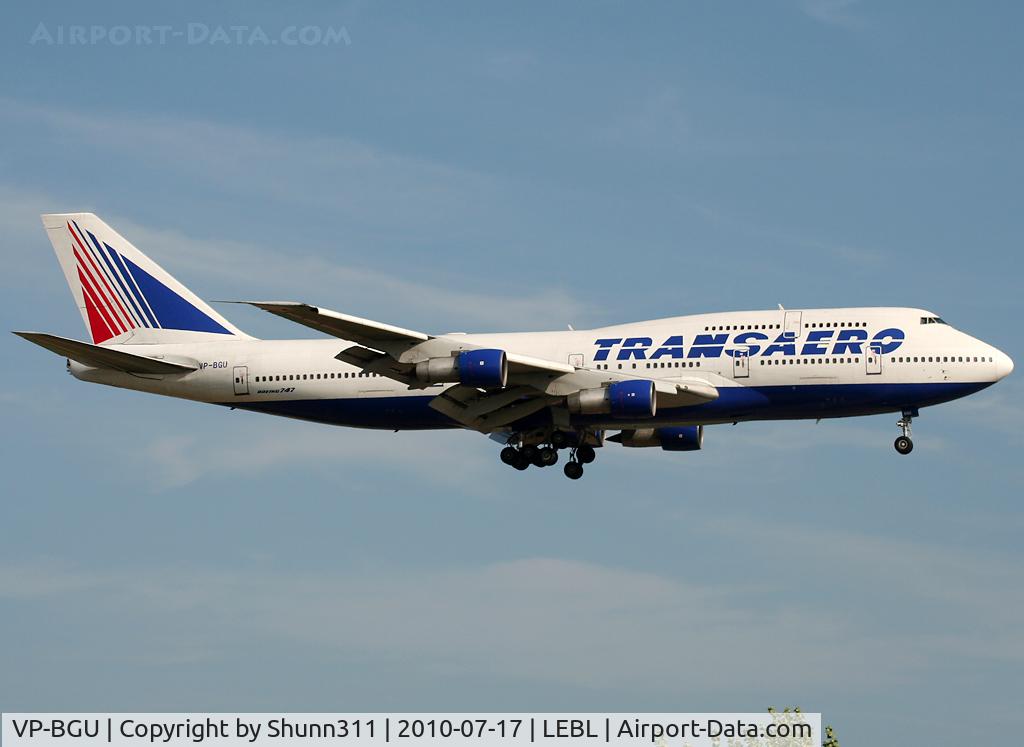 VP-BGU, 1986 Boeing 747-346 C/N 23482, Landing rwy 25R