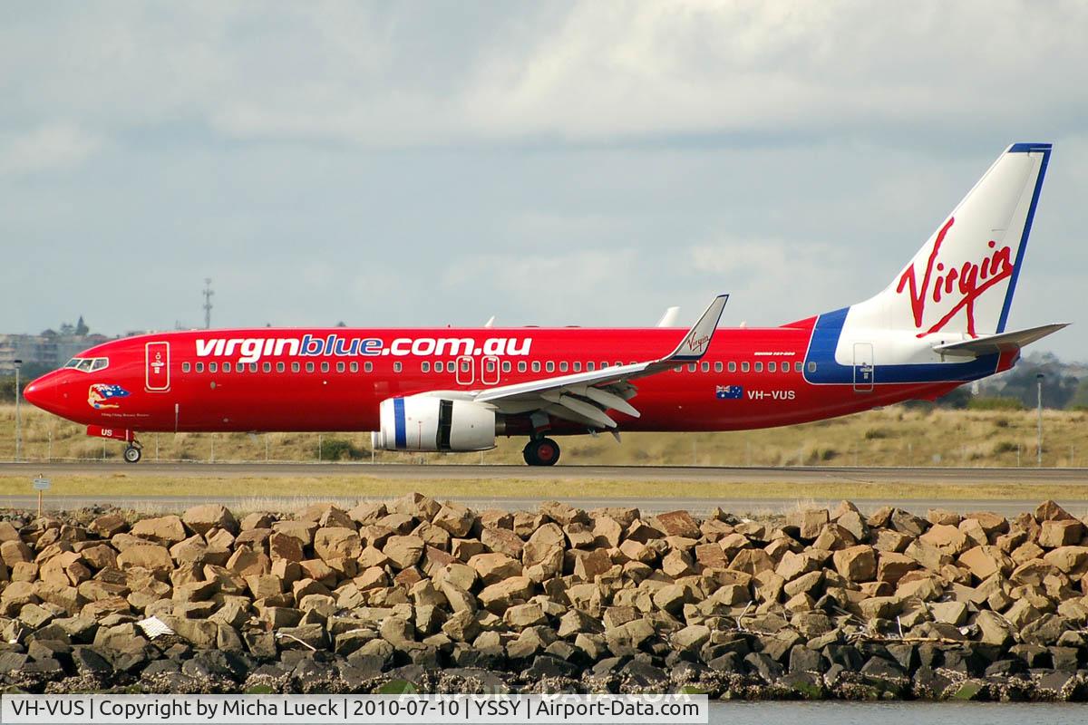 VH-VUS, 2009 Boeing 737-8FE C/N 36607, At Sydney