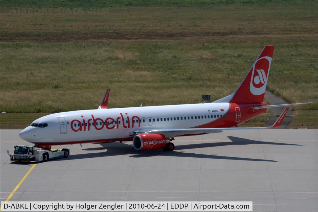 D-ABKL, 2010 Boeing 737-86J C/N 37754, Been pushed out for destination Canarian Islands.