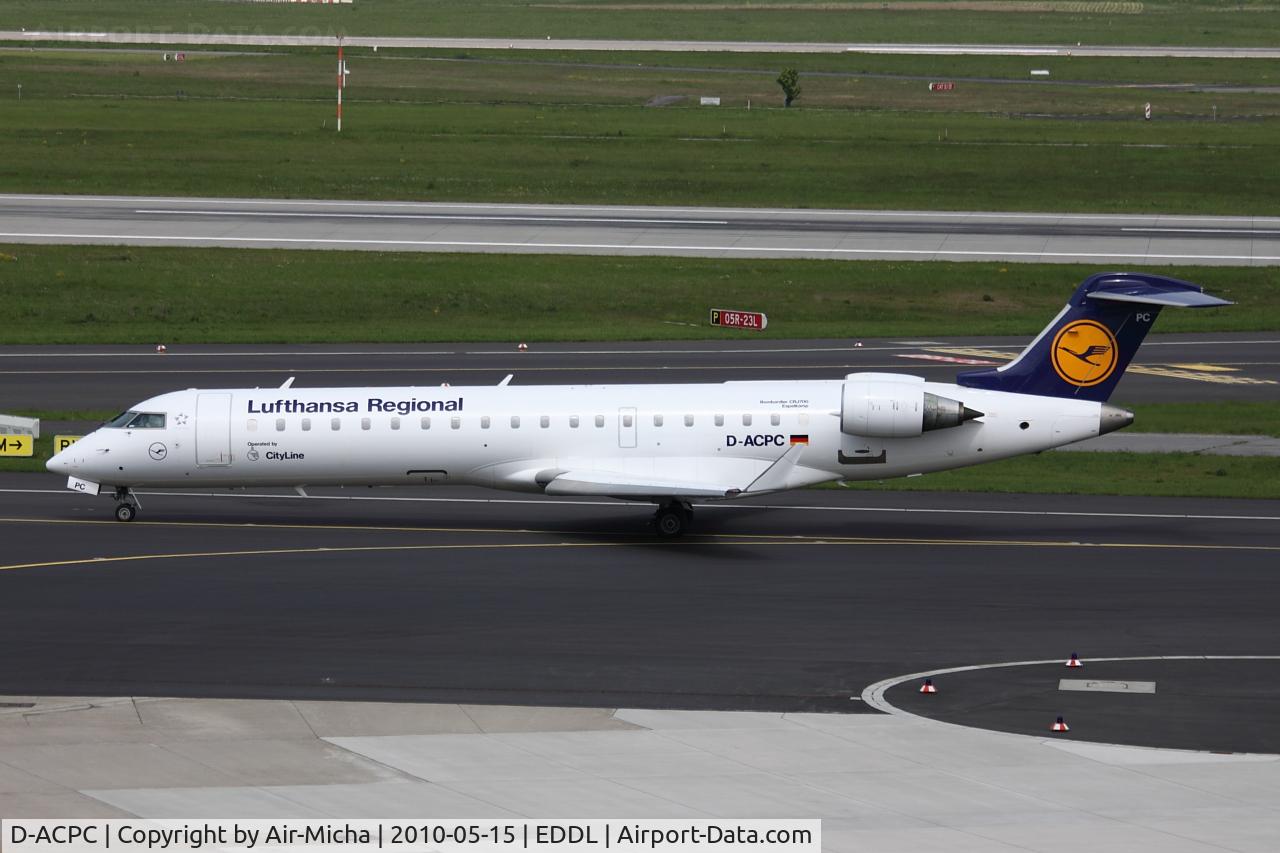 D-ACPC, 2001 Canadair CRJ-701ER (CL-600-2C10) Regional Jet C/N 10014, Lufthansa CityLine, Canadair CL-600-2C10 Regional Jet CRJ-700, CN: 10014, Aircraft Name: Espelkamp
