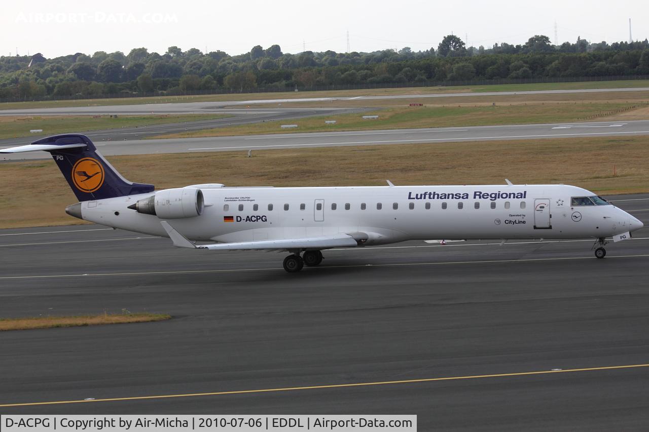 D-ACPG, 2002 Canadair CRJ-701ER (CL-600-2C10) Regional Jet C/N 10034, Lufthansa CityLine, Canadair CL-600-2C10 Regioanl Jet CRJ-700, CN: 10034, Aircraft Name: Leinfelden-Echterdingen