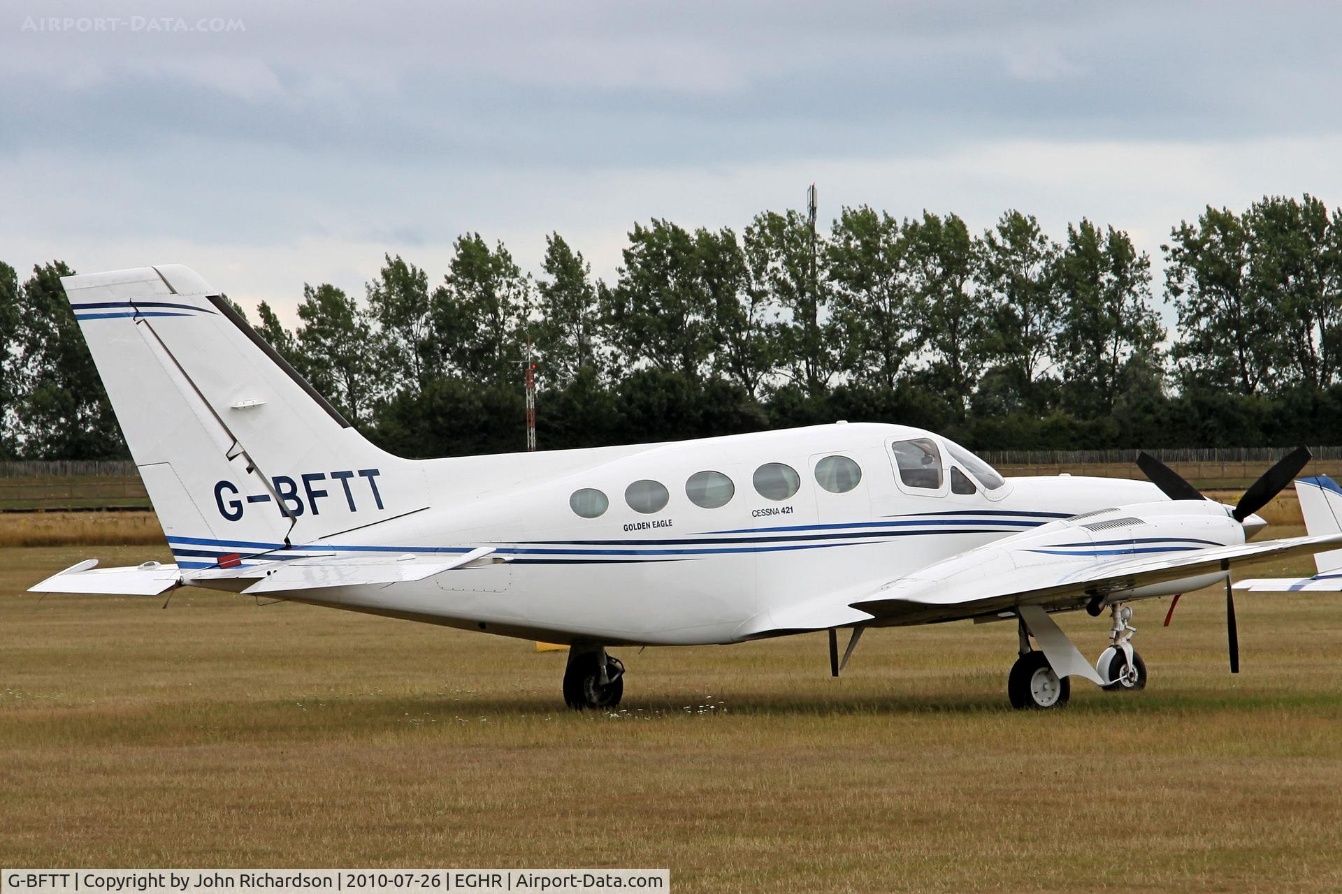 G-BFTT, 1977 Cessna 421C Golden Eagle C/N 421C0462, Parked at Goodwood