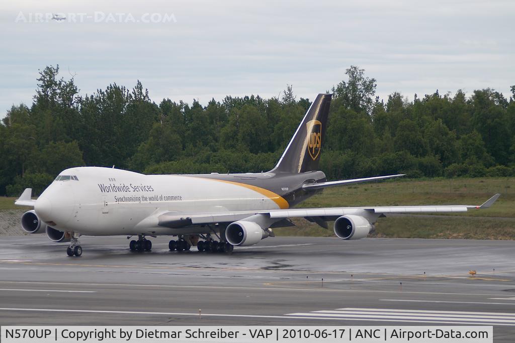 N570UP, 2007 Boeing 747-44AF C/N 35667, UPS 747-400