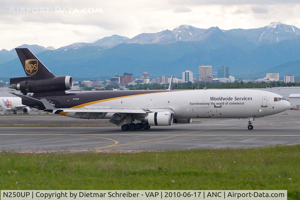 N250UP, 1995 McDonnell Douglas MD-11F C/N 48745, UPS MD11