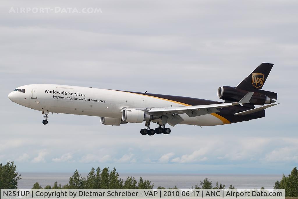 N251UP, 1995 McDonnell Douglas MD-11F C/N 48744, UPS MD11