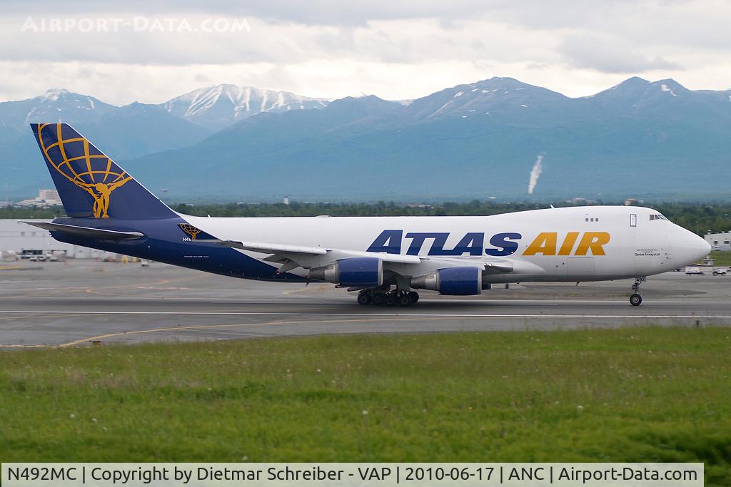 N492MC, 1998 Boeing 747-47UF C/N 29253, Atlas Air 747-400