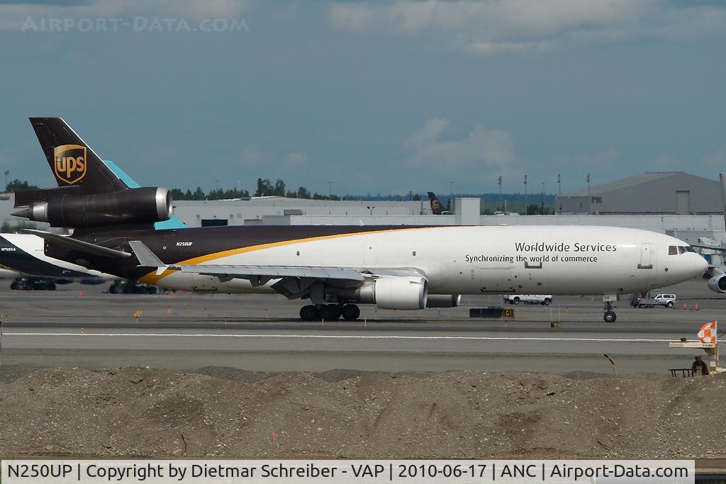 N250UP, 1995 McDonnell Douglas MD-11F C/N 48745, UPS MD11