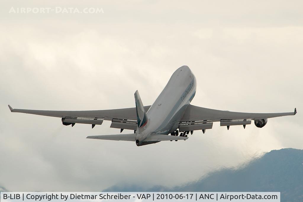 B-LIB, 2008 Boeing 747-467ERF C/N 36867, Cathay Pacific 747-400