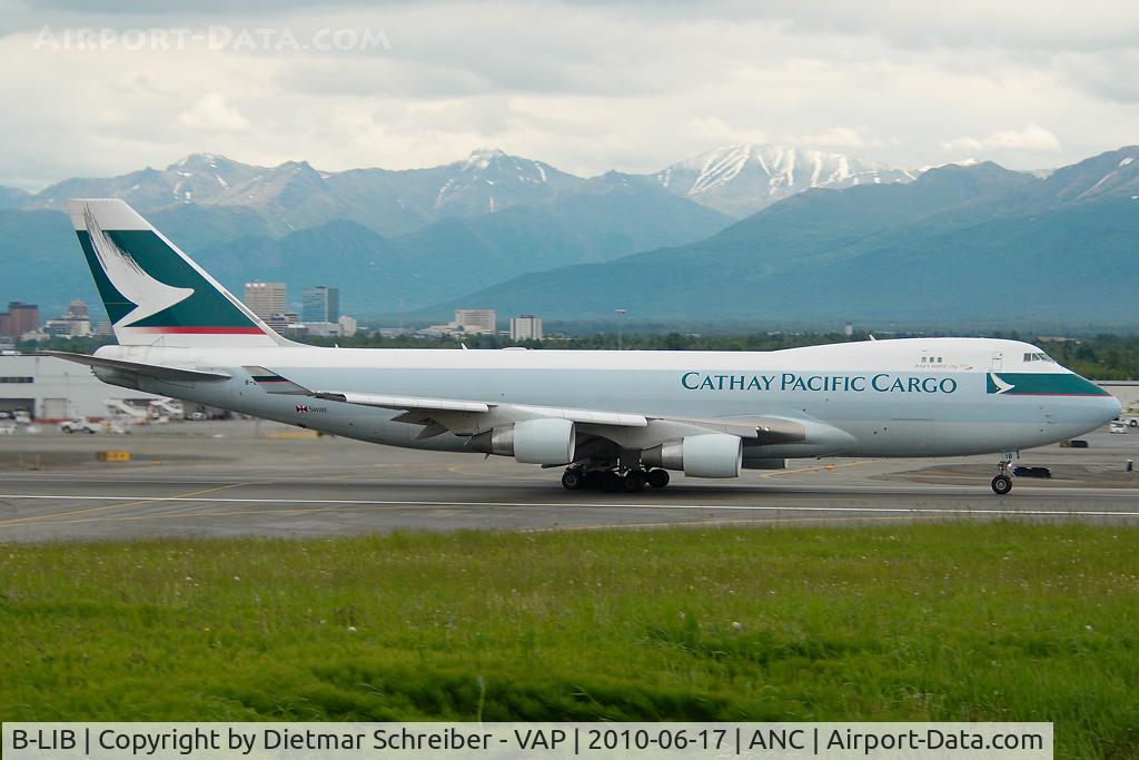 B-LIB, 2008 Boeing 747-467ERF C/N 36867, Cathay Pacific 747-400