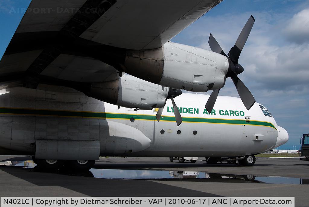 N402LC, 1976 Lockheed L-100-30 Hercules (L-382G) C/N 382-4698, Lynden Air Cargo C130