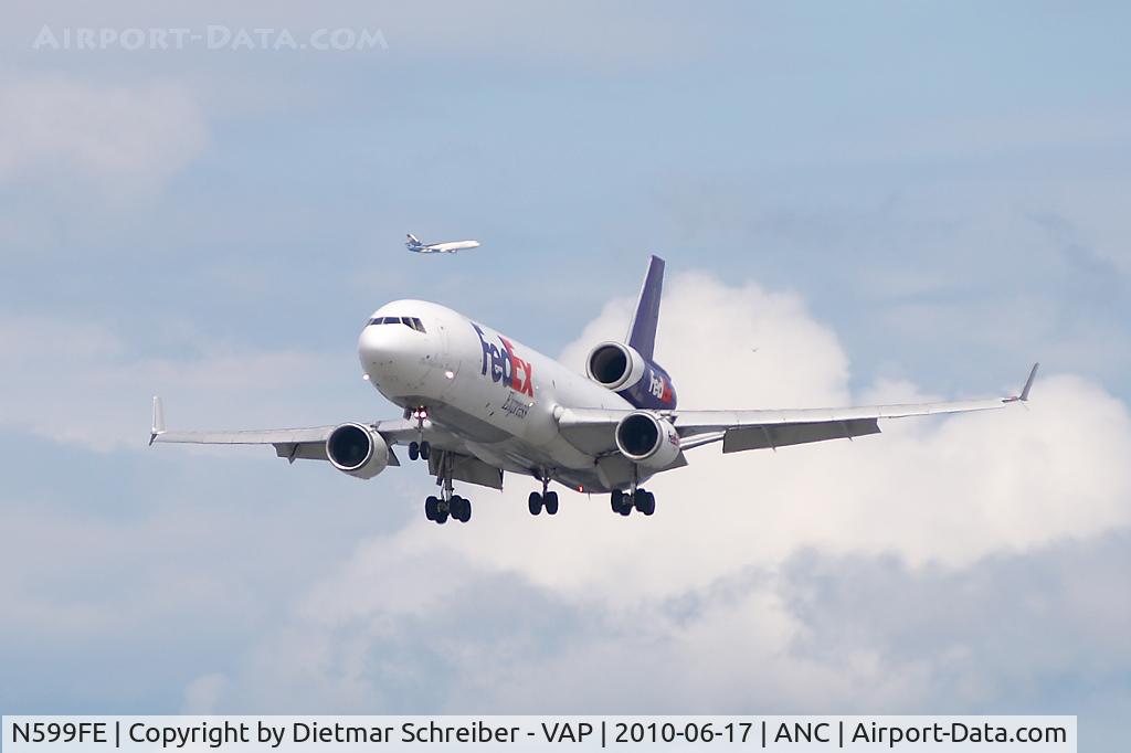 N599FE, 1993 McDonnell Douglas MD-11F C/N 48598, Fedex MD11