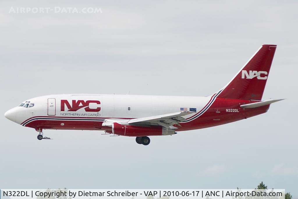 N322DL, 1984 Boeing 737-232 C/N 23094, Northern Air Cargo Boeing 737-200