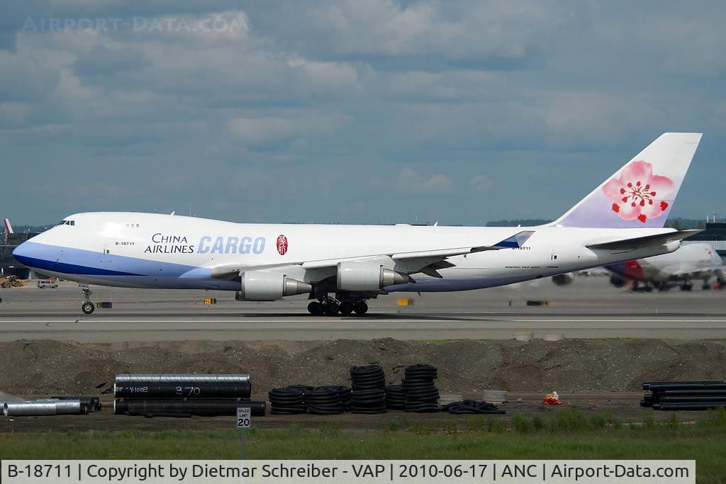 B-18711, 2002 Boeing 747-409F/SCD C/N 30768, China Airlines Boeing 747-400