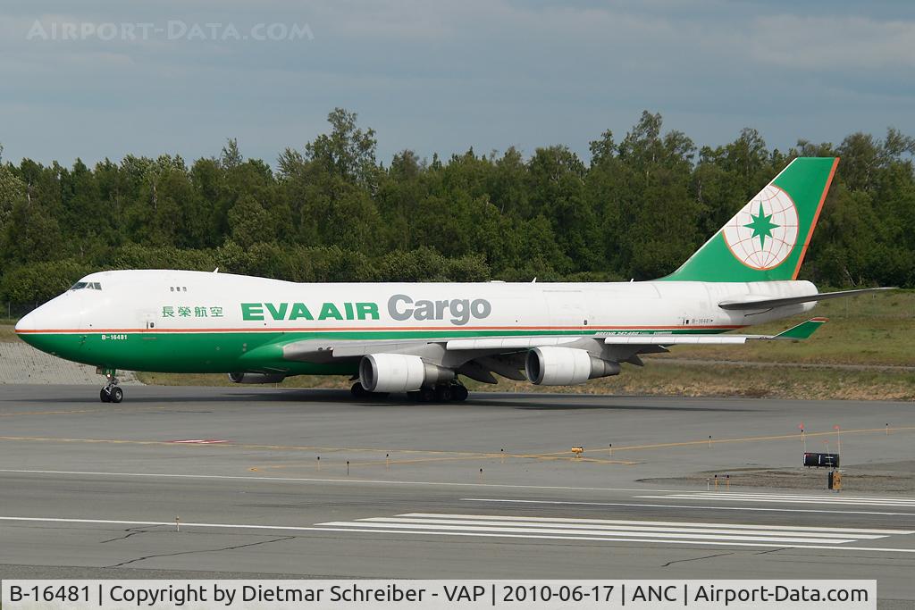 B-16481, Boeing 747-45EF (SCD) C/N 30607, Eva Air Boeing 747-400