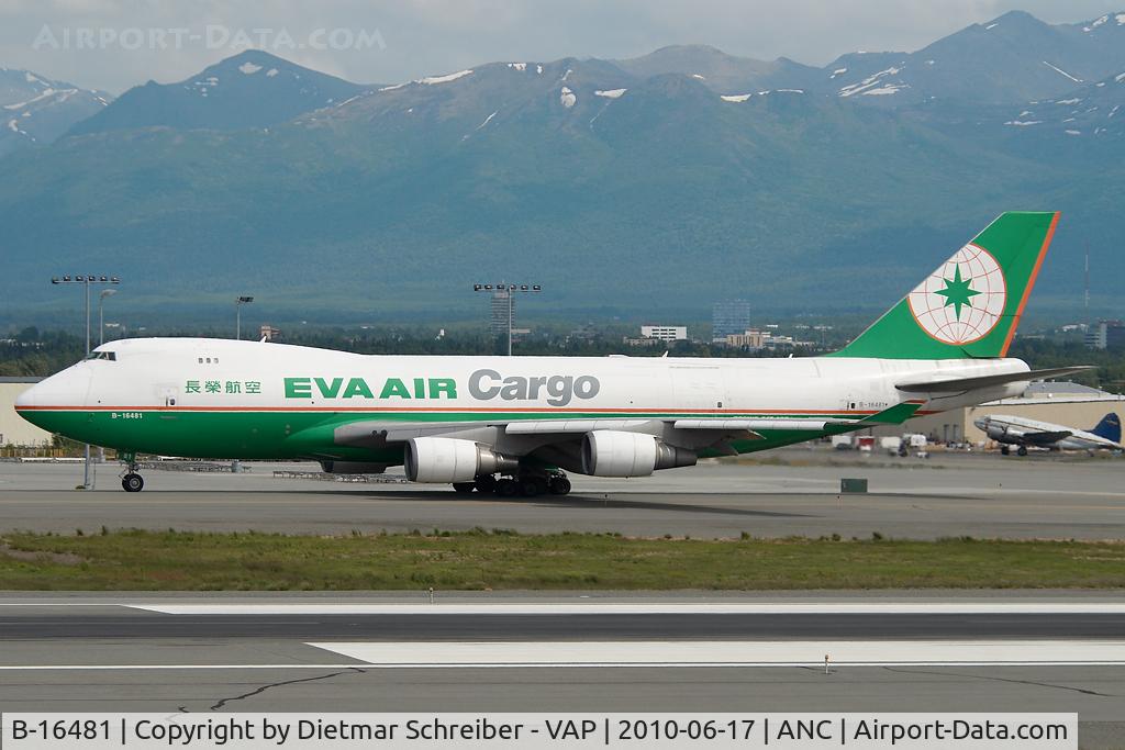 B-16481, Boeing 747-45EF (SCD) C/N 30607, Eva Air Boeing 747-400