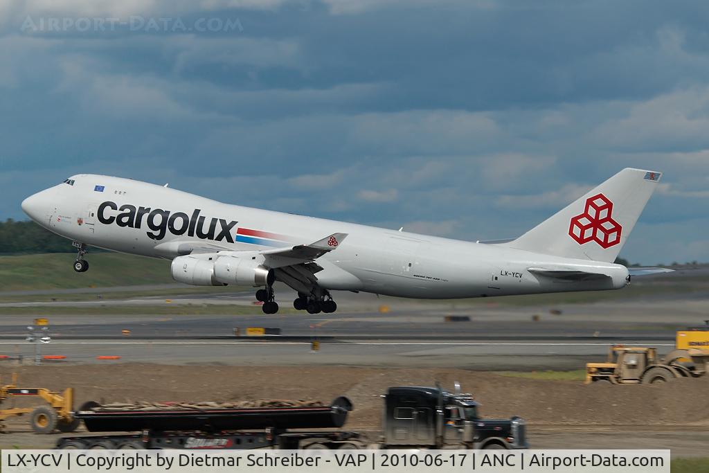 LX-YCV, 2008 Boeing 747-4R7F/SCD C/N 35805/1407, Cargolux Boeing 747-400