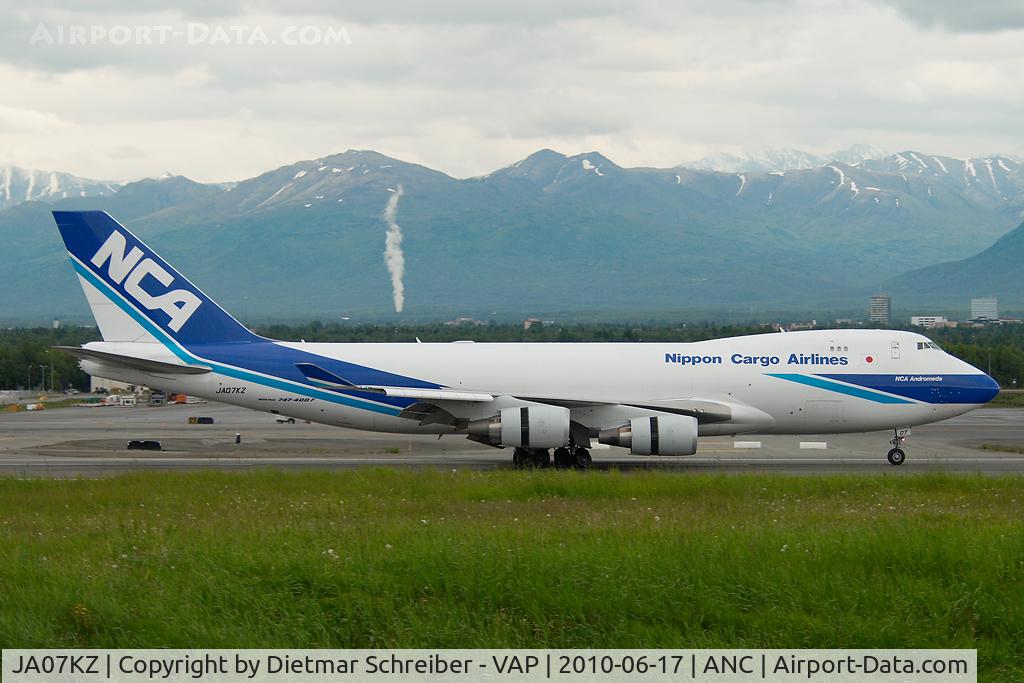 JA07KZ, 2008 Boeing 747-4KZF C/N 36134, Nippon Cargo Boeing 747-400
