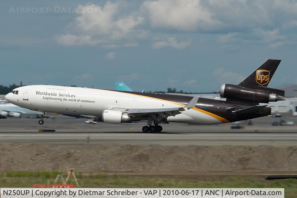 N250UP, 1995 McDonnell Douglas MD-11F C/N 48745, UPS MD11