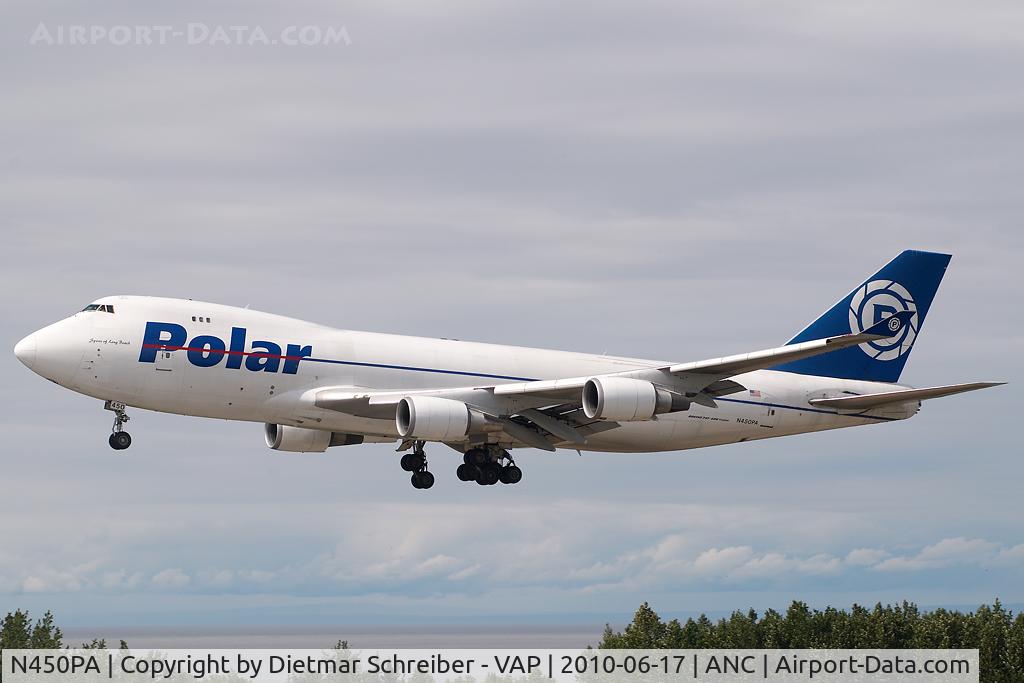 N450PA, 2000 Boeing 747-46NF C/N 30808, Polar Air Cargo Boeing 747-400