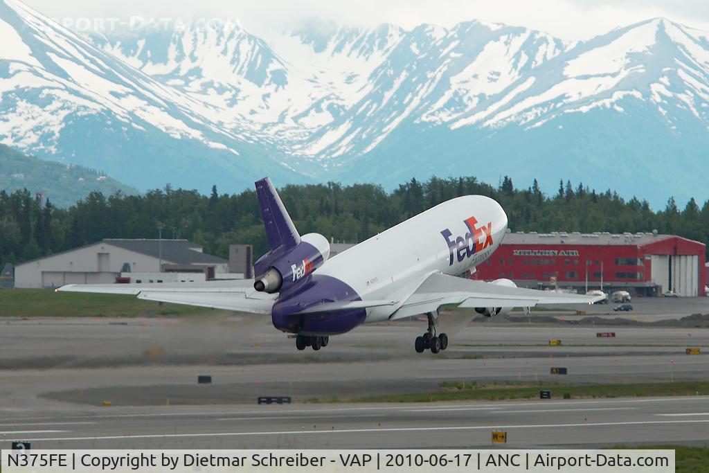 N375FE, 1972 McDonnell Douglas MD-10-10F C/N 46613, fedex DC10