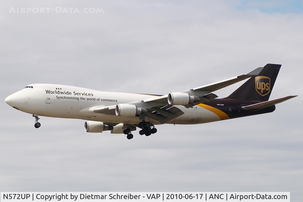N572UP, 2007 Boeing 747-44AF C/N 35669, UPS Boeing 747-400