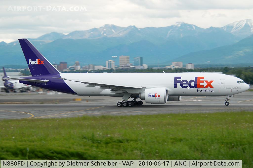 N880FD, 2008 Boeing 777-F28 C/N 32967, Fedex B777-200