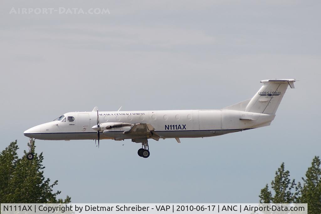N111AX, 1989 Beech 1900C C/N UC-81, Alaska Central Express Beech 1900