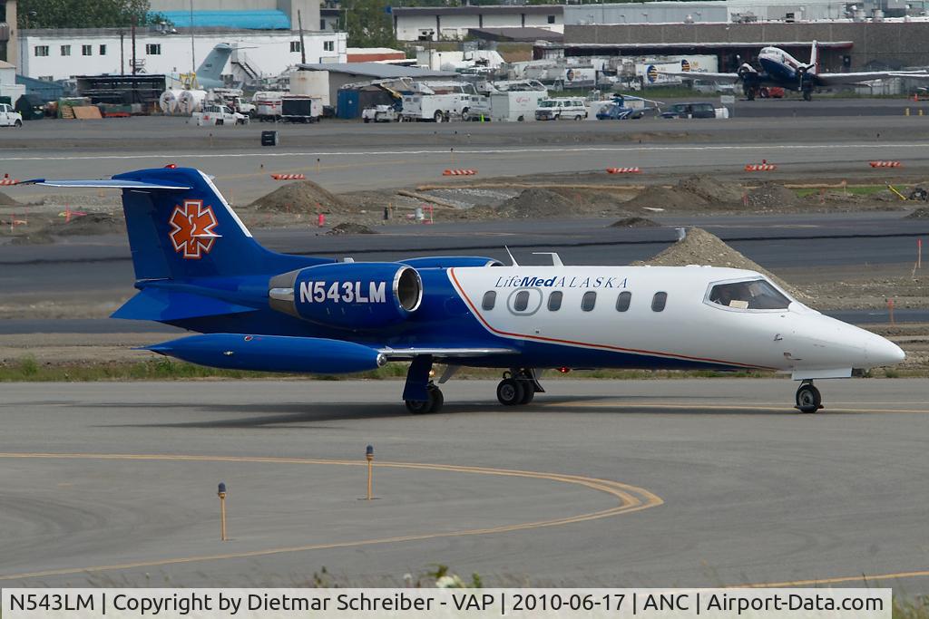 N543LM, 1981 Gates Learjet 35A C/N 426, Life Med Alaska Learjet 35