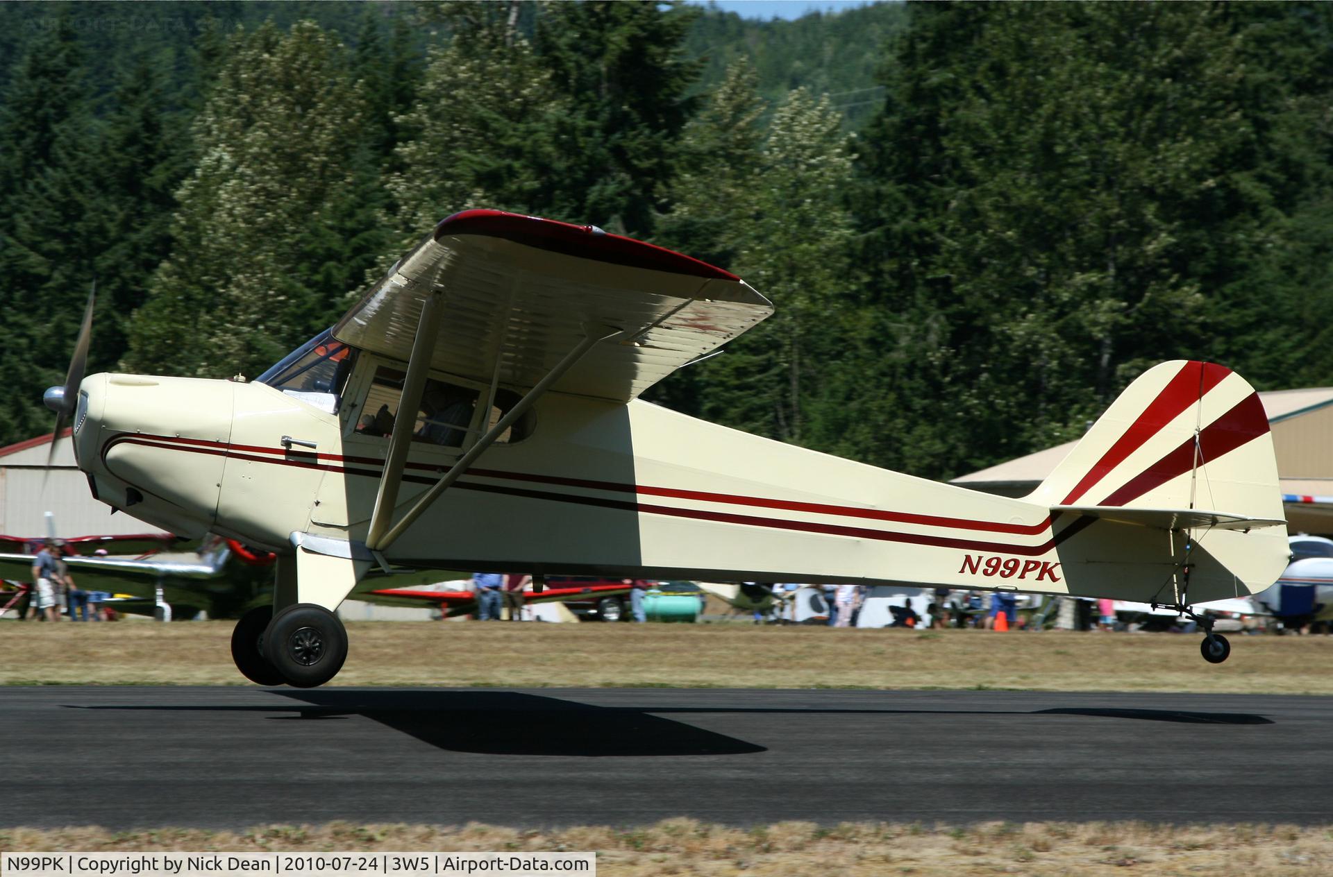 N99PK, 1946 Taylorcraft BC12-D C/N 6640, 3W5