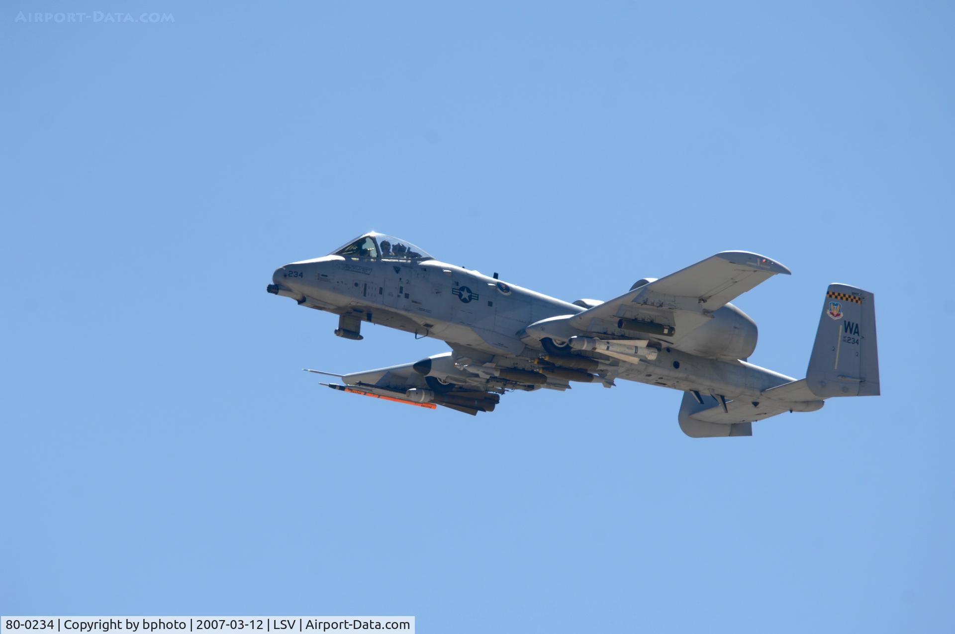 80-0234, 1980 Fairchild Republic A-10A Thunderbolt II C/N A10-0584, A-10 Thunderbolt 2