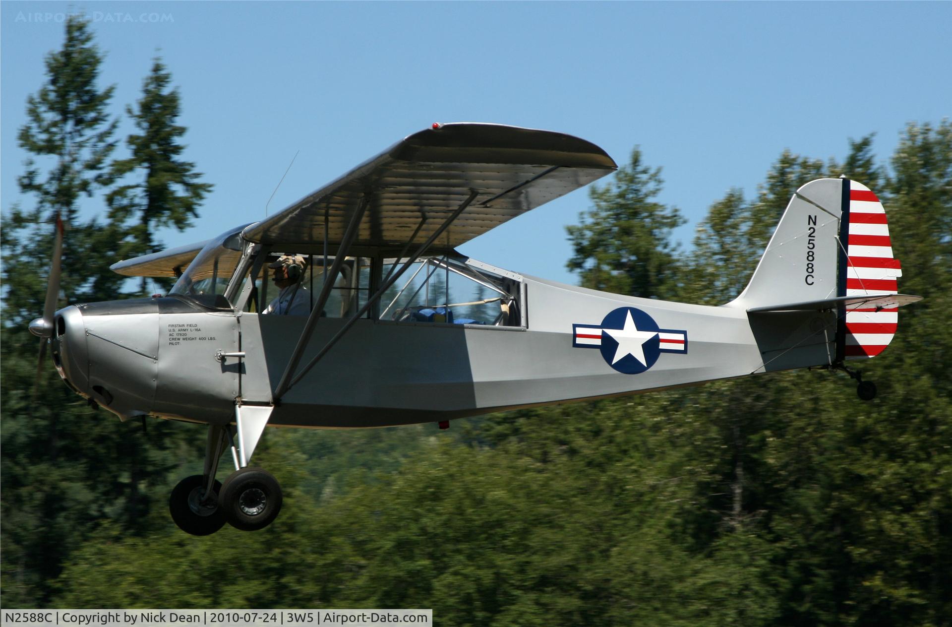 N2588C, Aeronca 7BCM C/N 7BCM-85, 3W5